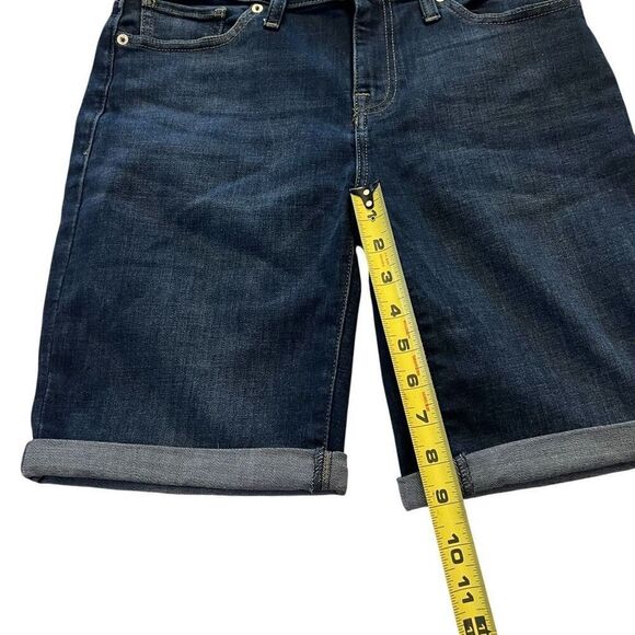 LUCKY BRAND The Bermuda Dark Wash Denim Short Size 4/27 - Picture 8 of 8